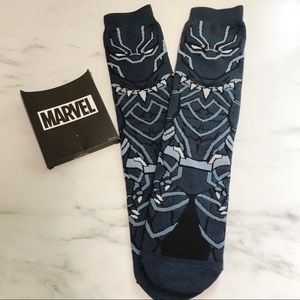 Marvel Black Panther Fashion Crew Socks Size 10-13